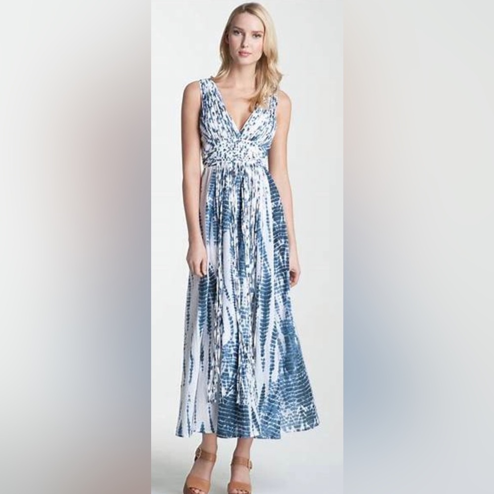 Michael KORS Fringe Tie Dye Dress, Size M, EUC